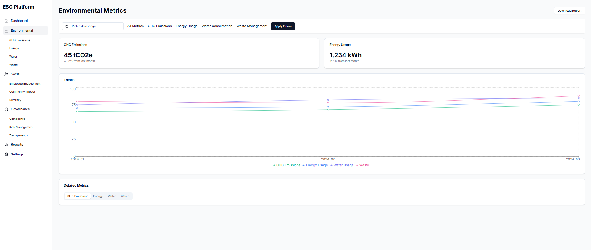 Environmental Tracking